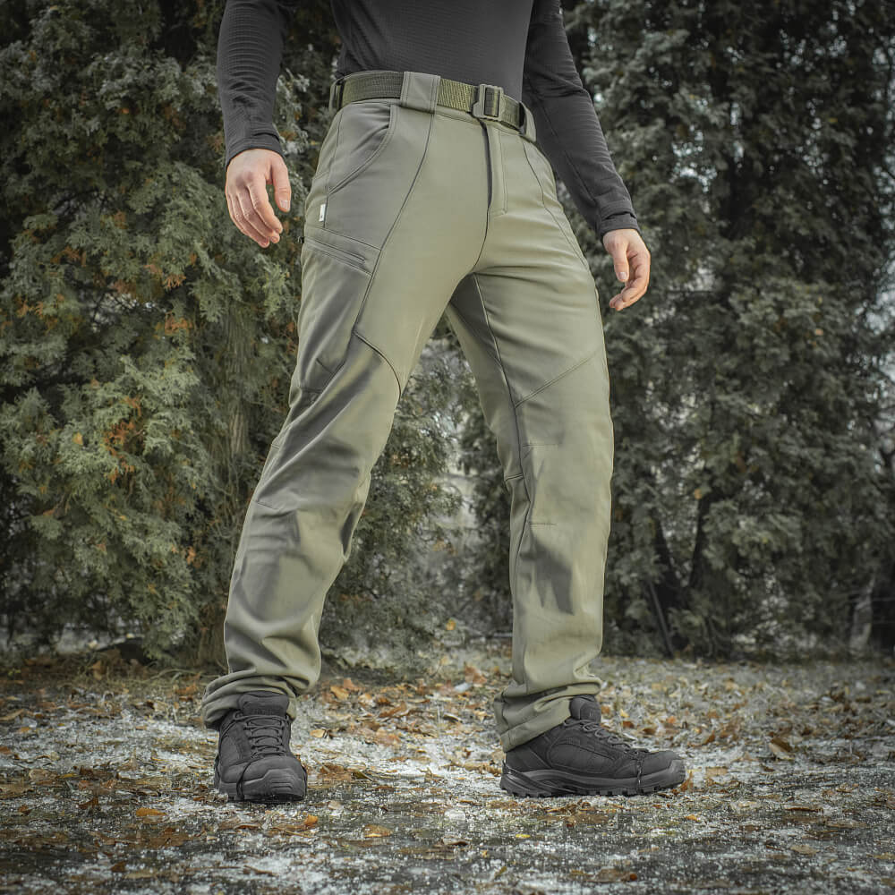Штани M-Tac SoftShell Winter Olive Фото 3